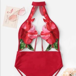 3/$10 Floral One Piece Swim